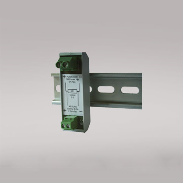 7030 Shunt resistor 0.1 Ω for DIN rail mounting