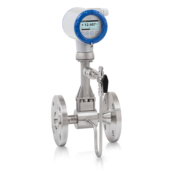 Vortex Flowmeter  OPTISWIRL Option shut-off valve