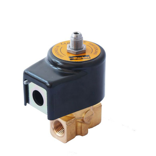 PARKER 3-WAY ELECTRIC IMPULSE, 1/4" GENERAL PURPOSE SOLENOID VALVES